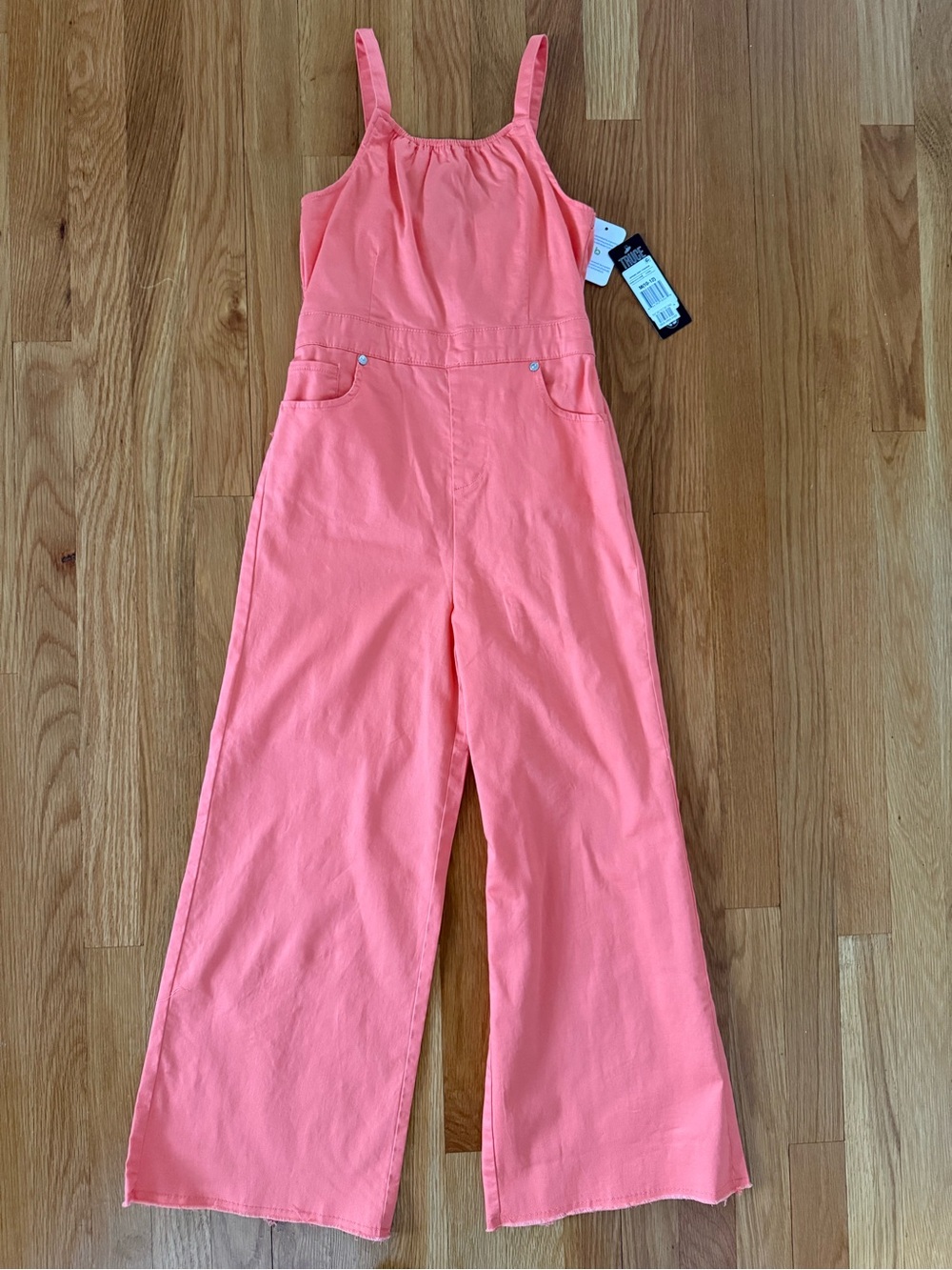 NWT Girls' Coral Wide-Leg Overalls